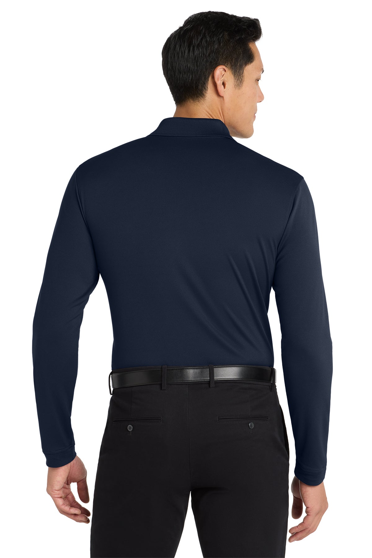 Port Authority® Dry Zone® UV Micro‑Mesh Long Sleeve Polo – K110LS
