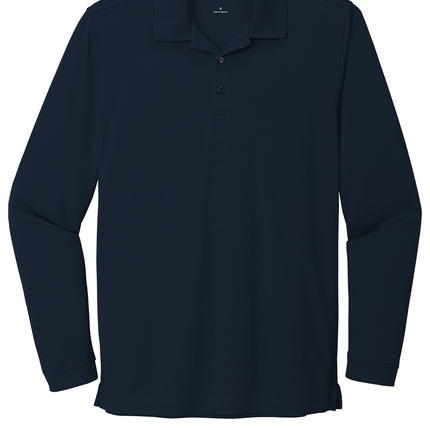 Port Authority® Dry Zone® UV Micro‑Mesh Long Sleeve Polo – K110LS