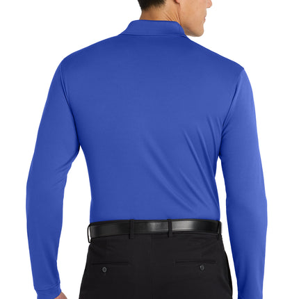 Port Authority® Dry Zone® UV Micro‑Mesh Long Sleeve Polo – K110LS
