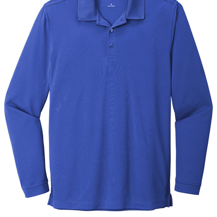 Port Authority® Dry Zone® UV Micro‑Mesh Long Sleeve Polo – K110LS