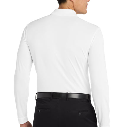 Port Authority® Dry Zone® UV Micro‑Mesh Long Sleeve Polo – K110LS