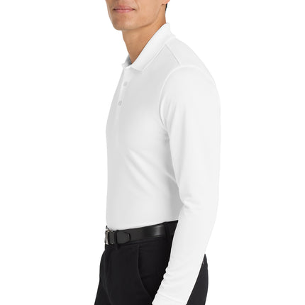 Port Authority® Dry Zone® UV Micro‑Mesh Long Sleeve Polo – K110LS