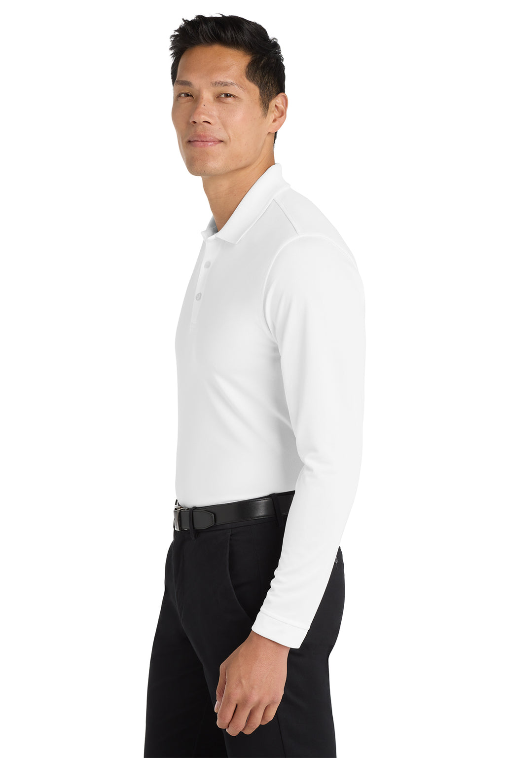 Port Authority® Dry Zone® UV Micro‑Mesh Long Sleeve Polo – K110LS