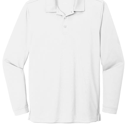 Port Authority® Dry Zone® UV Micro‑Mesh Long Sleeve Polo – K110LS