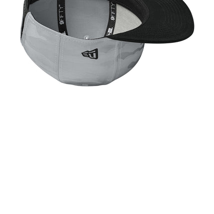 New Era® Camo Flat Bill Snapback Cap – NE407
