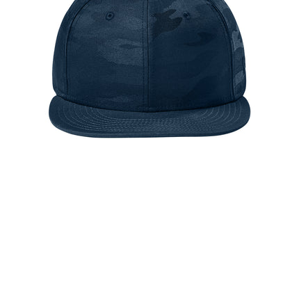 New Era® Camo Flat Bill Snapback Cap – NE407