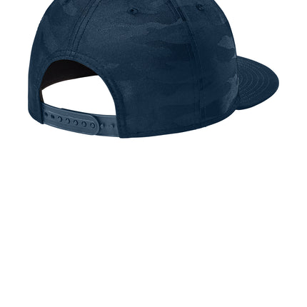 New Era® Camo Flat Bill Snapback Cap – NE407