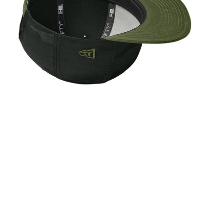 New Era® Camo Flat Bill Snapback Cap – NE407