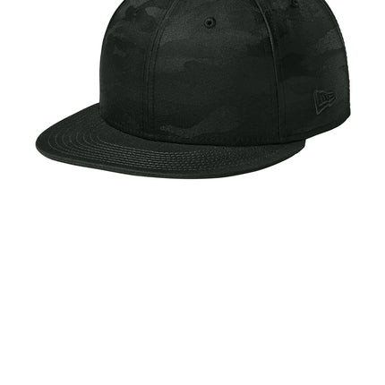 New Era® Camo Flat Bill Snapback Cap – NE407