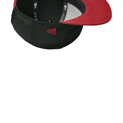 New Era® Camo Flat Bill Snapback Cap – NE407