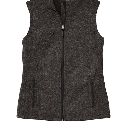 Port Authority® Women’s Sweater Fleece Vest – L236