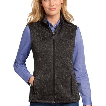 Port Authority® Women’s Sweater Fleece Vest – L236