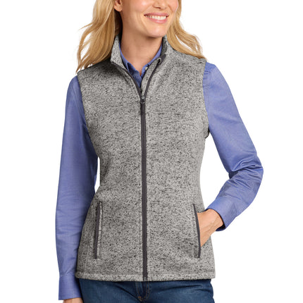 Port Authority® Women’s Sweater Fleece Vest – L236