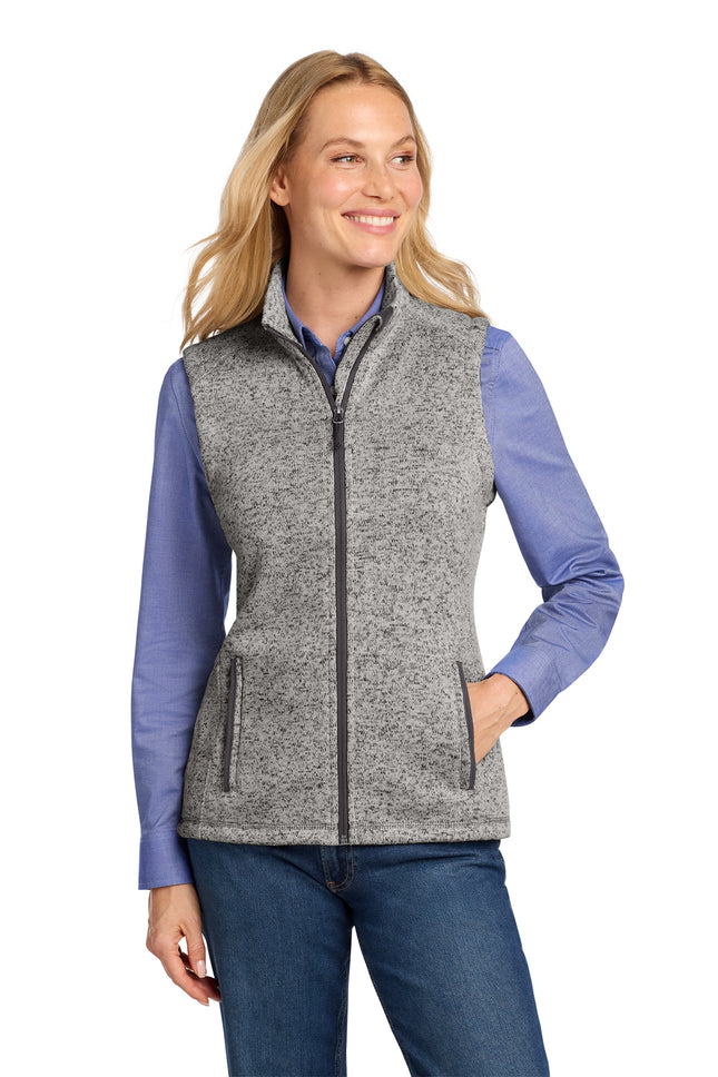 Port Authority® Women’s Sweater Fleece Vest – L236