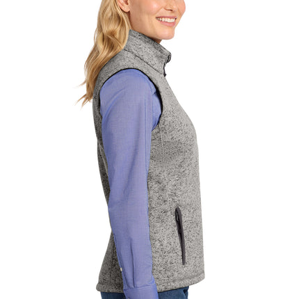 Port Authority® Women’s Sweater Fleece Vest – L236