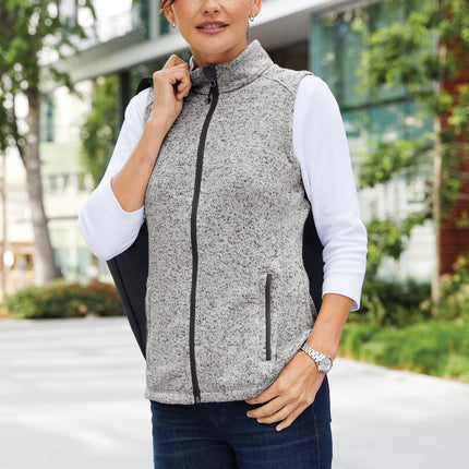 Port Authority® Women’s Sweater Fleece Vest – L236