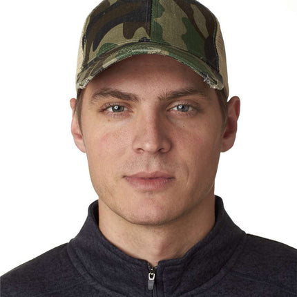 Adams Headwear Ollie Distressed Trucker Cap – OL102