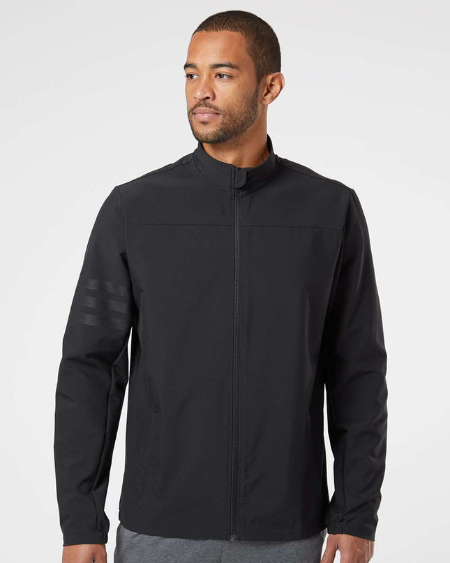 Adidas Men’s Wind Resistant Full‑Zip Jacket – A267