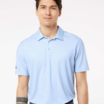Adidas Men’s Ultimate365 Diamond Dot Print Polo — A498