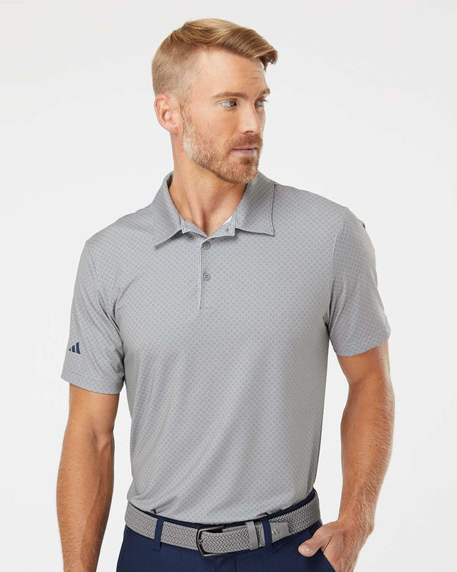 Adidas Men’s Ultimate365 Diamond Dot Print Polo — A498