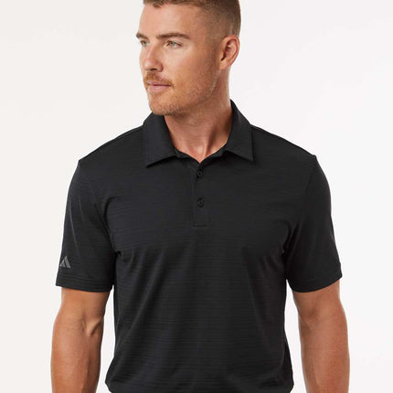 Adidas Men’s Textured Stripe Polo — A704