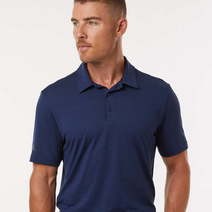 Adidas Men’s Textured Stripe Polo — A704