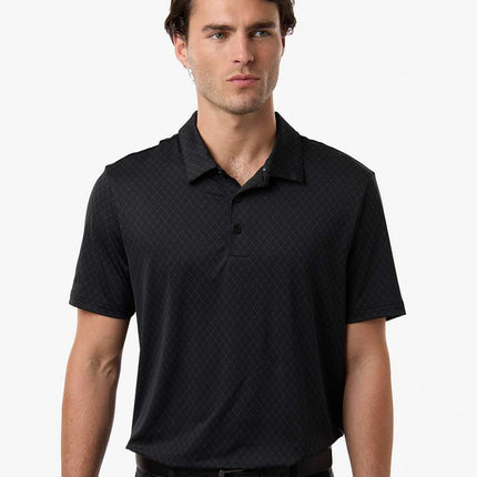 Adidas Men’s 4‑Way Stretch Printed Polo