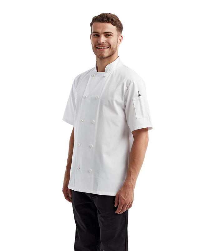 Artisan Collection by Reprime Unisex Short Sleeve Recycled Chef Coat - RP656