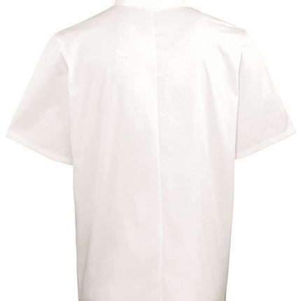 Artisan Collection by Reprime Unisex Ten‑Stud Front Short Sleeve Chef Coat – RP664