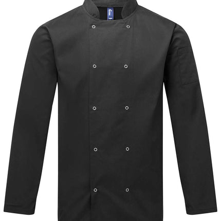 Artisan Collection by Reprime Unisex Ten‑Stud Front Chef Coat – RP665