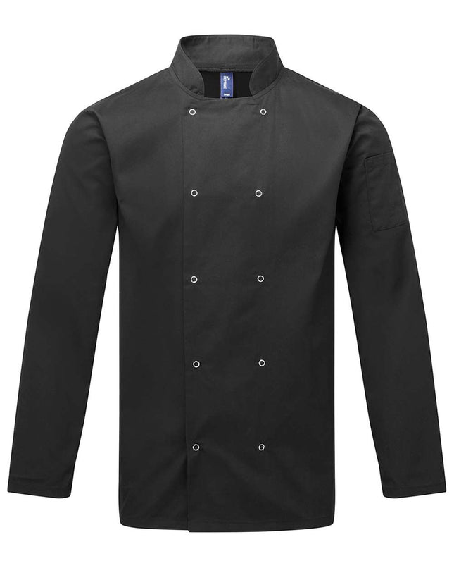 Artisan Collection by Reprime Unisex Ten‑Stud Front Chef Coat – RP665