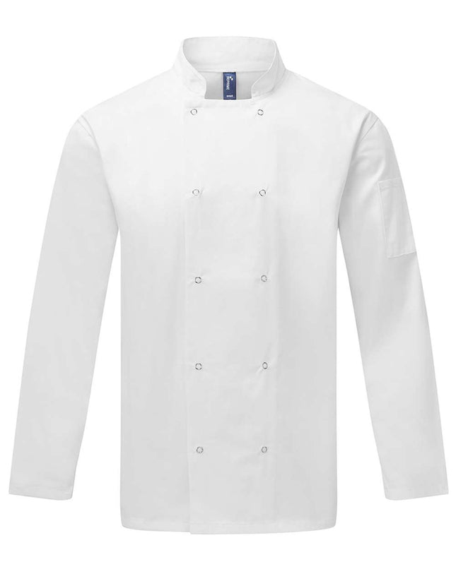 Artisan Collection by Reprime Unisex Ten‑Stud Front Chef Coat – RP665