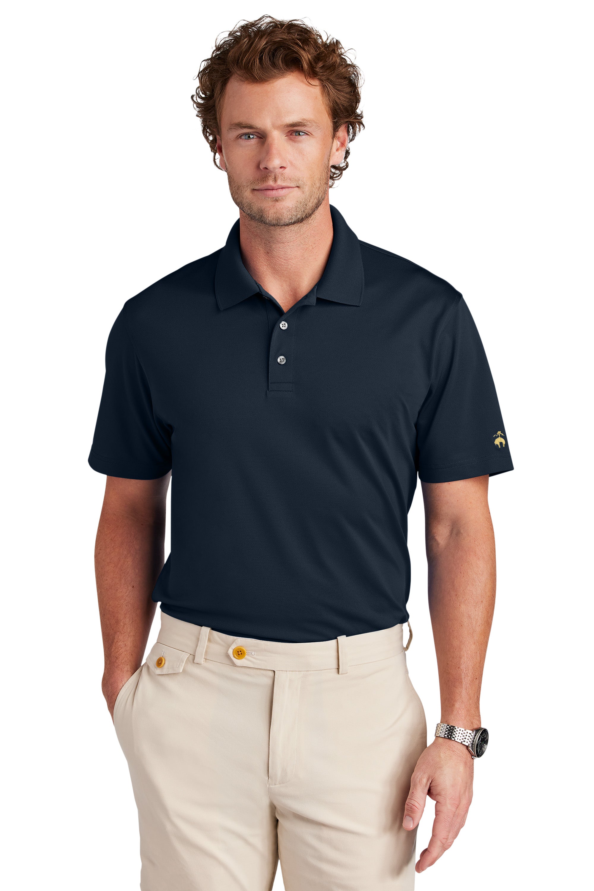 Brooks Brothers® Mesh Pique Performance Polo — BB18220