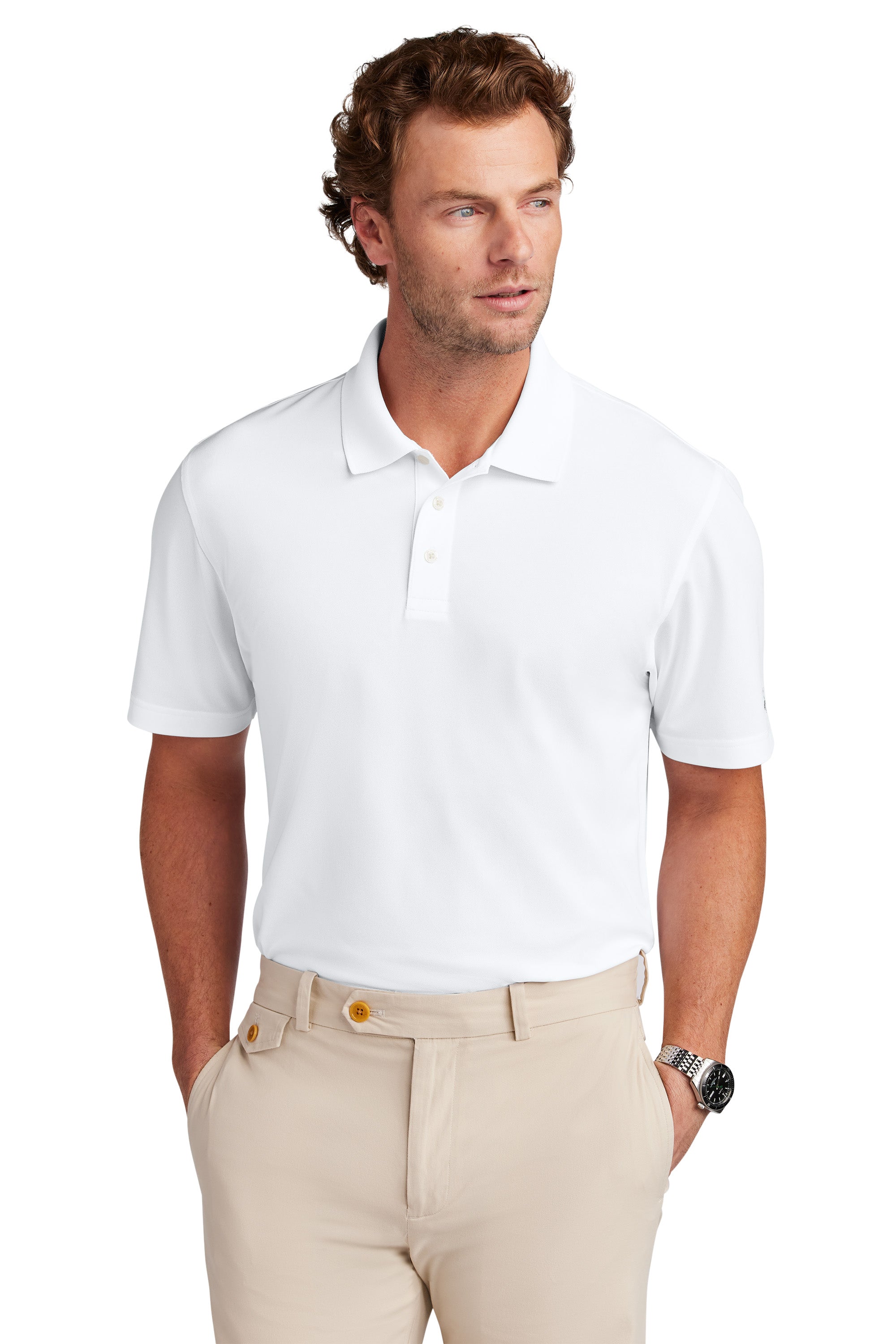 Brooks Brothers® Mesh Pique Performance Polo — BB18220