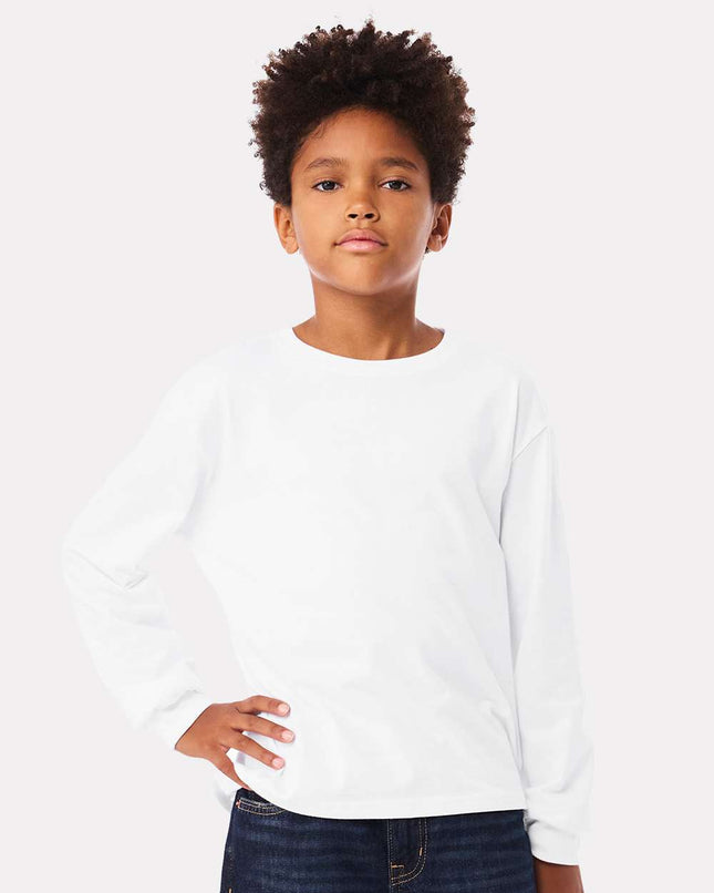 BELLA+CANVAS Youth 6 oz. Heavyweight Long Sleeve Tee — 3511Y
