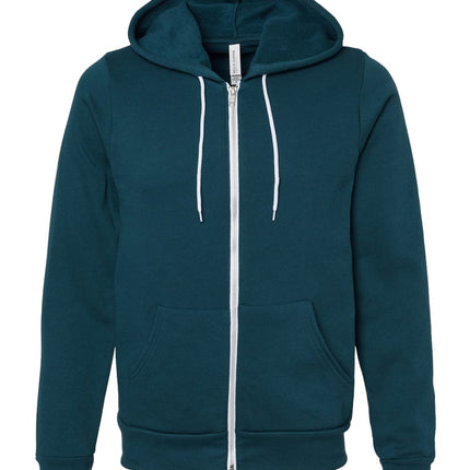 BELLA+CANVAS Unisex Sponge Fleece Full‑Zip Hoodie – 3739