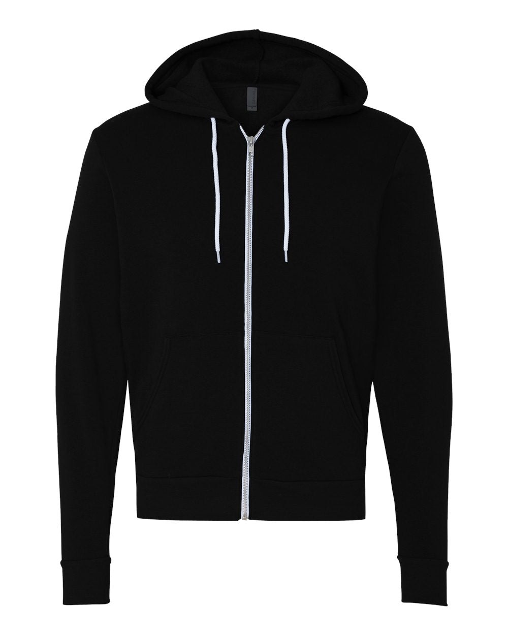 BELLA+CANVAS Unisex Sponge Fleece Full‑Zip Hoodie – 3739