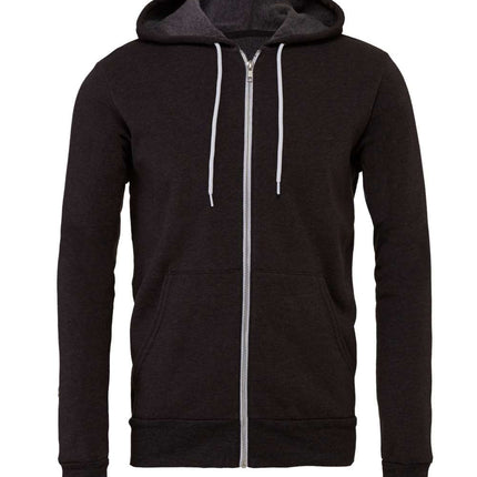 BELLA+CANVAS Unisex Sponge Fleece Full‑Zip Hoodie – 3739