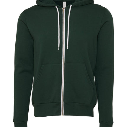 BELLA+CANVAS Unisex Sponge Fleece Full‑Zip Hoodie – 3739