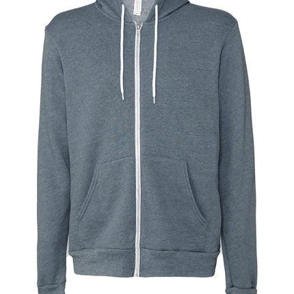 BELLA+CANVAS Unisex Sponge Fleece Full‑Zip Hoodie – 3739