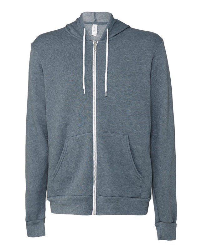 BELLA+CANVAS Unisex Sponge Fleece Full‑Zip Hoodie – 3739