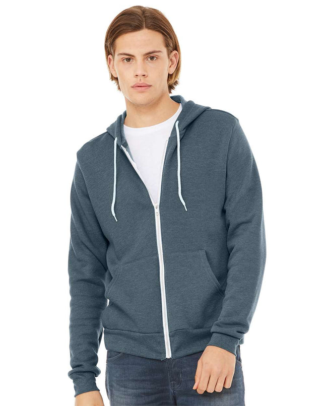 BELLA+CANVAS Unisex Sponge Fleece Full‑Zip Hoodie – 3739