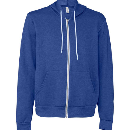 BELLA+CANVAS Unisex Sponge Fleece Full‑Zip Hoodie – 3739