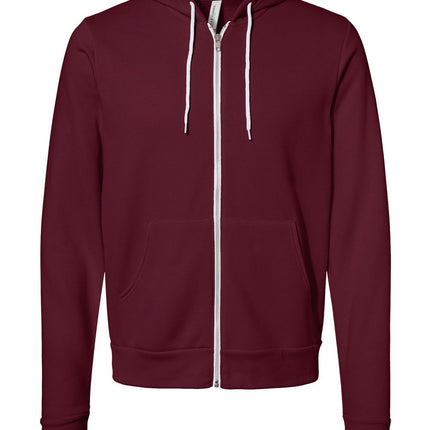 BELLA+CANVAS Unisex Sponge Fleece Full‑Zip Hoodie – 3739