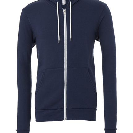 BELLA+CANVAS Unisex Sponge Fleece Full‑Zip Hoodie – 3739