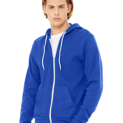 BELLA+CANVAS Unisex Sponge Fleece Full‑Zip Hoodie – 3739