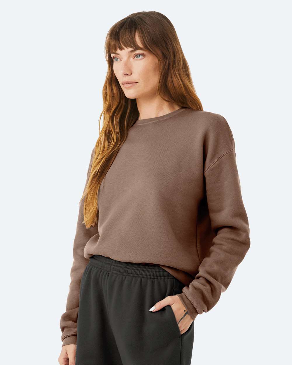 BELLA + CANVAS Unisex Sponge Fleece Drop Shoulder Crewneck Sweatshirt – 3945