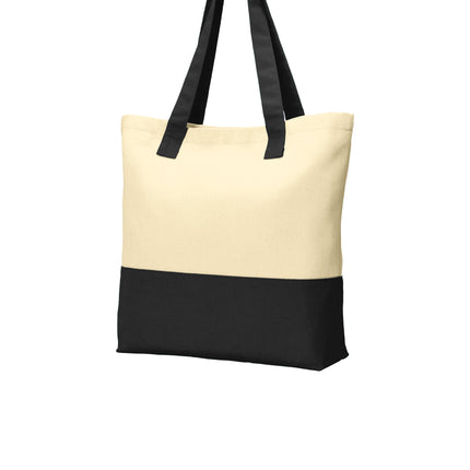 Port Authority® Colorblock Cotton Tote – BG414