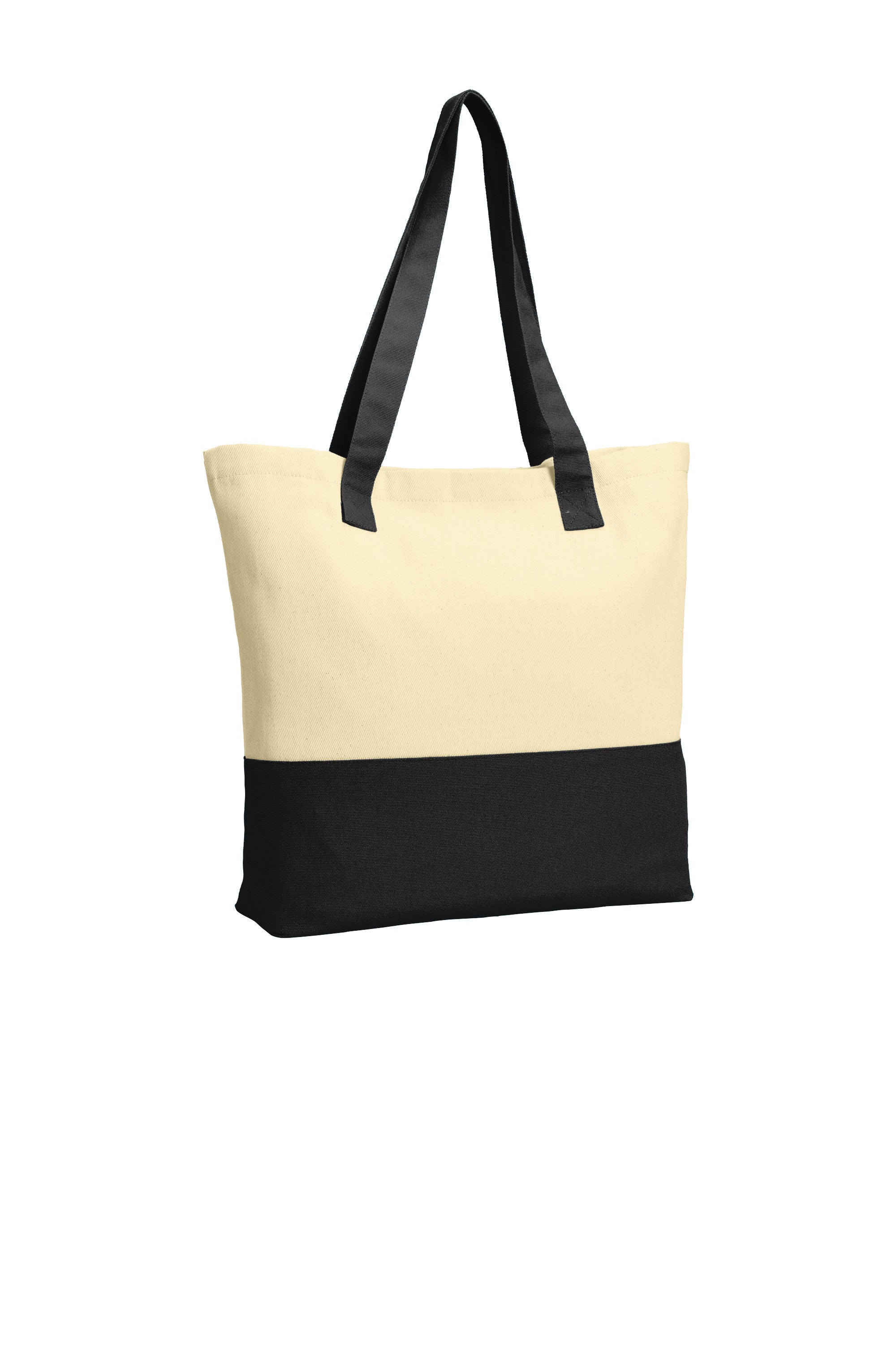 Port Authority® Colorblock Cotton Tote – BG414