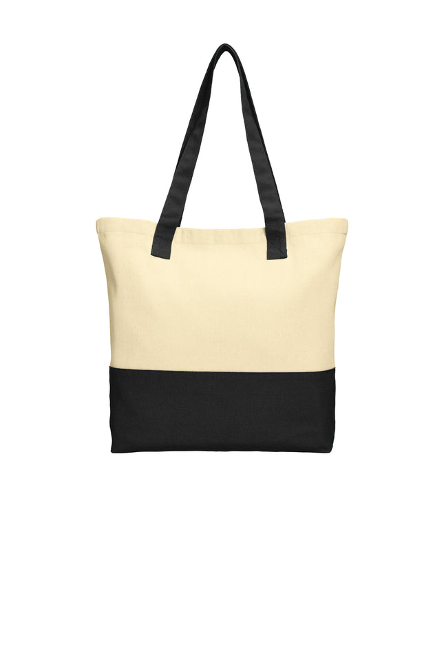 Port Authority® Colorblock Cotton Tote – BG414